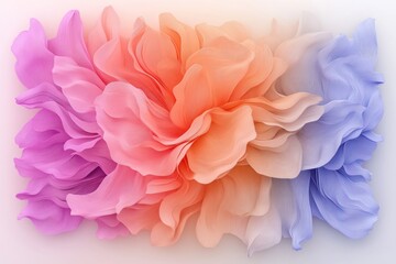 Spring Blooming Abstract with Pastel Shades and Vibrant Colors
