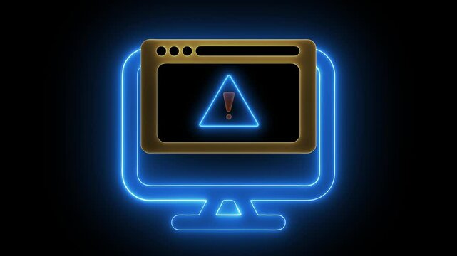 Business problem concept on transparent background. Identifying and solving these problems is essential for business success. Motion graphics of danger icon.4k video animation.