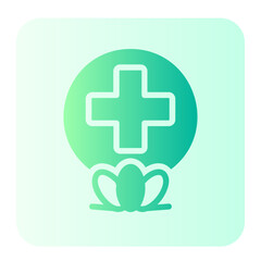 Obraz premium herbal gradient icon