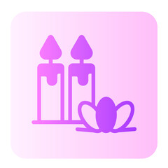 candle gradient icon