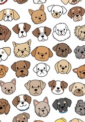 Naklejka premium A Paw-some Parade