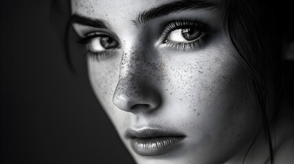 Ethereal Shades: A Dance of Light and Shadow in Monochrome Elegance