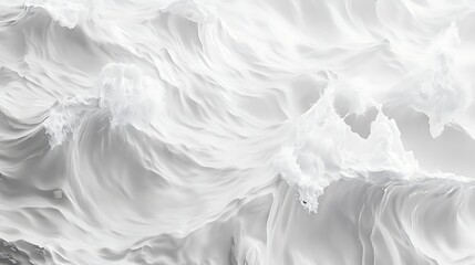 Fototapeta premium Abstract white textured background dynamic flowing forms