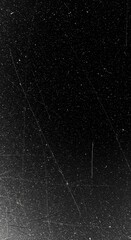 Starry Night Sky with Twinkling Stars in the Deep Dark Cosmos