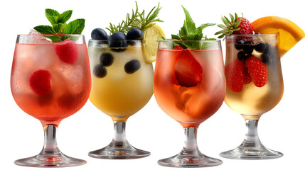 Delicious Summer Fruit Cocktails HighResolution Images