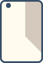 A simple vector illustration of a gadget with a blank screen for your design.