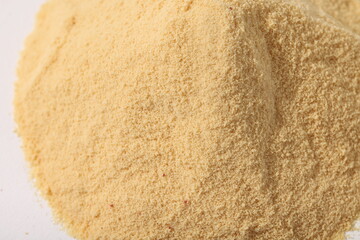 Top angle yellow powder #1