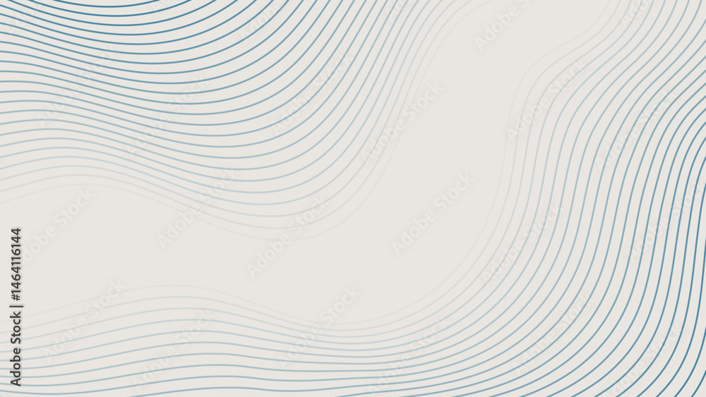 Aufkleber Abstract line gradient background vector. Illustration with vibrant perspective line wave in motion. Ideal design for social media, cover, banner, flyer, music, product, ads.