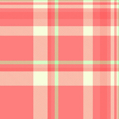 Delightful pastel pink, cream, and mint green plaid pattern.  Perfect for textile design, website backgrounds, or cheerful branding.