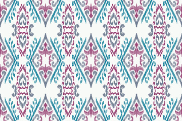 Seamless patterns textured handmade. Ethnic bohemian, Ikat style design motifs, Geometric pattern, silk damask seamless . Vector illustration.