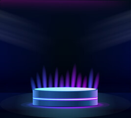 stage spotlight on stage