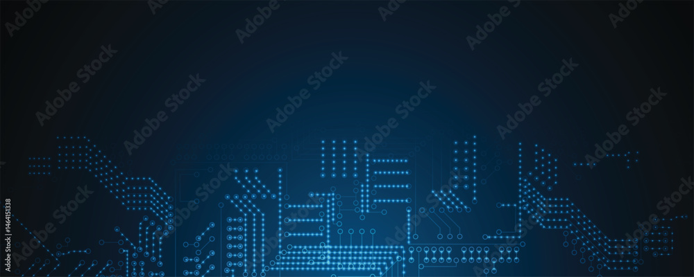 Aufkleber abstract circuit technology concept background