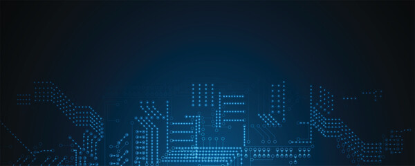 Abstract circuit technology concept background