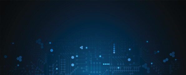 Abstract circuit technology concept background