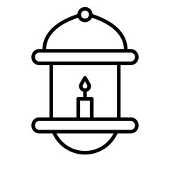 Obraz premium Lantern icon