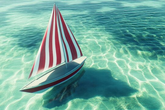 Sailboat in Clear Water