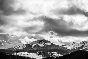 Snow-Covered Mountain Landscape in Bosnia and Herzegovina