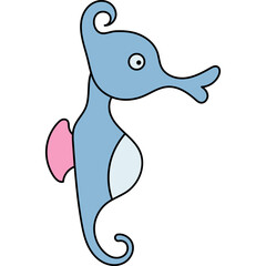 Cute Sea Animal Elements