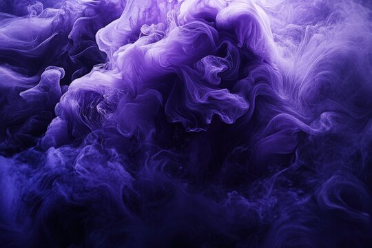 A vibrant swirling of purple and violet hues.