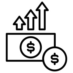 Investment Outline Icon
