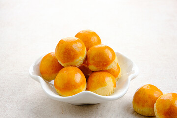 Nastar Cookies with pineapple jam inside. Familiar during the month of Ramadan and Idul Fitri. 
