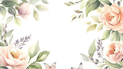 spring flowers vector illustration