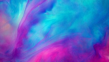 Fototapeta premium A vibrant and dynamic abstract background with swirling gradients of magenta, cyan, and electric blue
