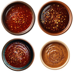 Bowl Chipotle Barbecue Sauce Chili Flakes