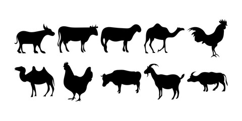 Sacrificial animals Silhouette