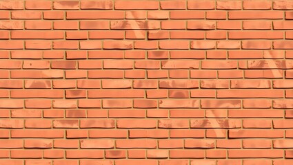 Fototapeta premium Neat and Symmetrical Red Brick Wall Texture