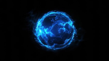 Fototapeta premium plasma ball with alpha channel