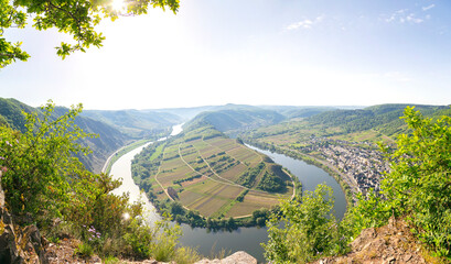 Blick auf Moselschleife