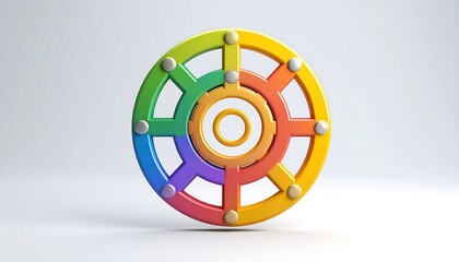 Colorful Ring Wheel