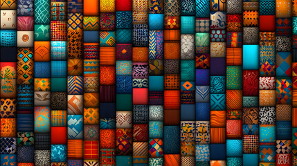 Colorful Geometric Pattern Background