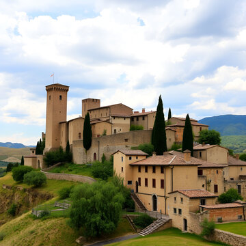 Castello,Murlo,siena, toscana, italia, borgo, medievale