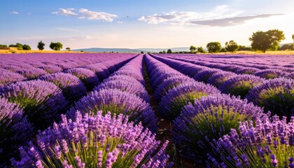 Lavender Field During Daytime