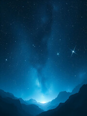 Fototapeta premium starry night sky with stars