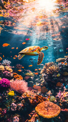 Underwater Symphony: A Glimpse into the Vibrant World of Coral Reefs and Sea Life