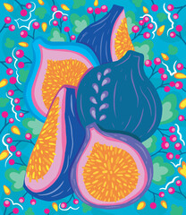 fig ornament background