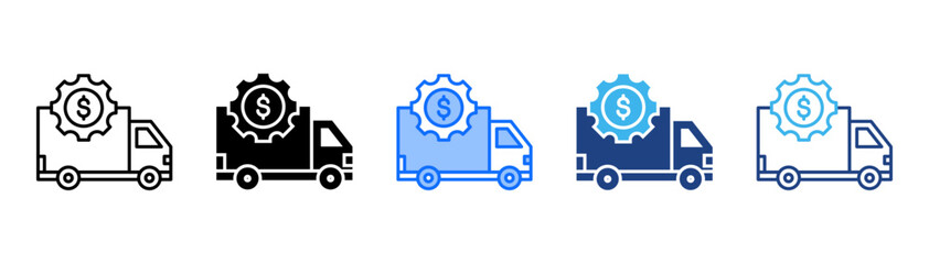 Efficient Icon Set With Multiple Style Collection 