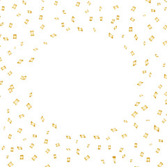 ゴールドの紙吹雪　金色