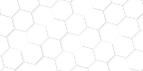 Hexagon abstract technology background,white Hexagonal Background Luxury White Pattern,Abstract white hexagon concept background, soft white background,