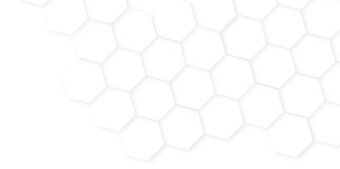 Hexagon abstract technology background,white Hexagonal Background Luxury White Pattern,Abstract white hexagon concept background, soft white background,