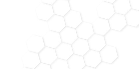 Hexagon abstract technology background,white Hexagonal Background Luxury White Pattern,Abstract white hexagon concept background, soft white background,