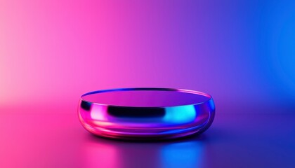 Abstract iridescent platform