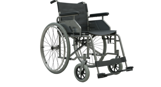 Isolated Wheelchair