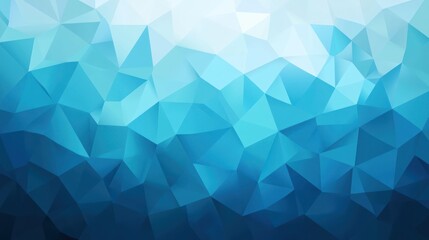 Abstract blue triangle background, gradient texture
