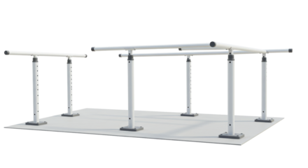 Isolated Parallel Bars Gymnastic Equipment