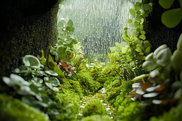 Enclosed Harmony: Exploring a Miniature Self-Sustaining Ecosystem Within a Glass Terrarium