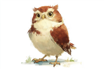 Naklejka premium Eule Baby